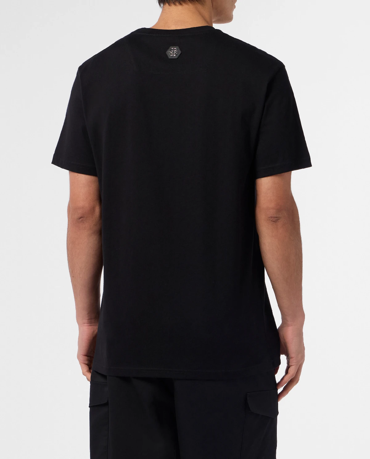 Czarna koszulka Skull Strass - Image #3