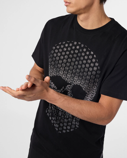 Czarna koszulka Skull Strass - Image #4