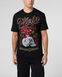 Czarna koszulka Little Devil Crystal - Image #0