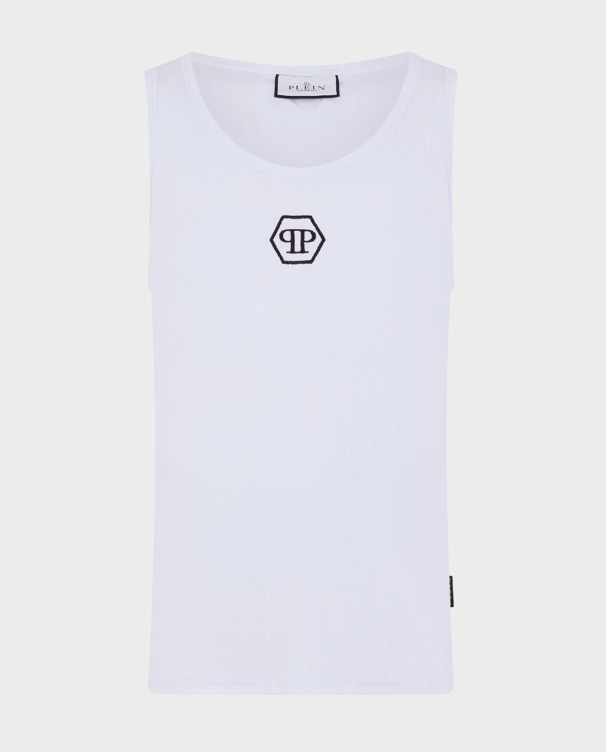 Biały tank top Hexagon - Image #1