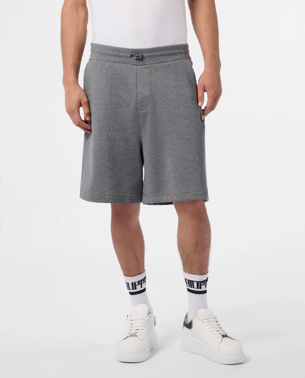 Szare spodenki polarowe Basic - Image #0