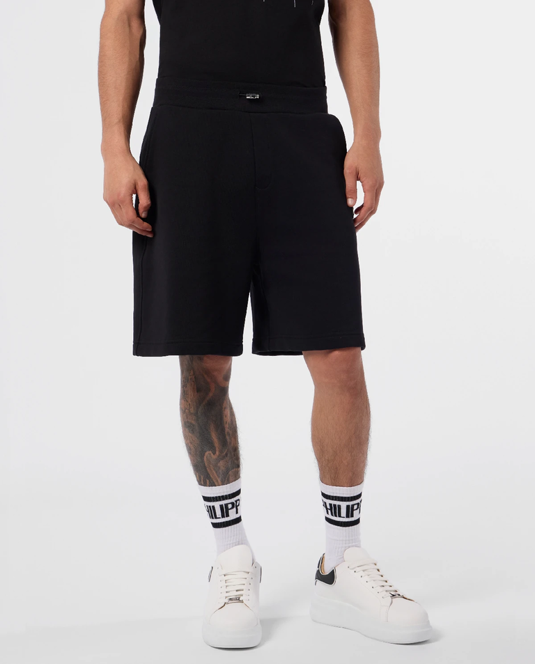 Czarne spodenki polarowe Basic