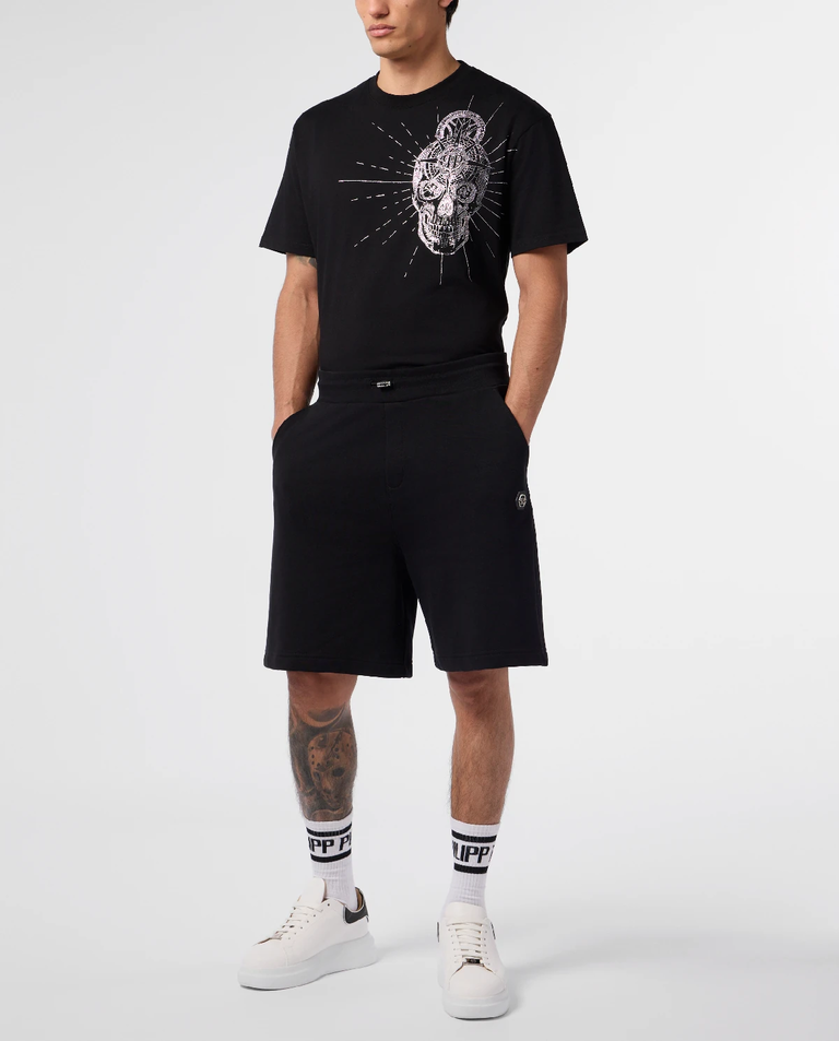 Czarne spodenki polarowe Basic - Image #2