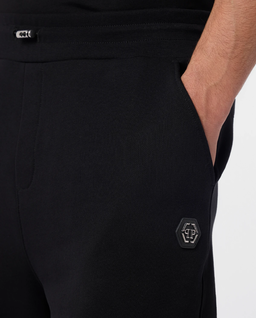 Czarne spodenki polarowe Basic - Image #4