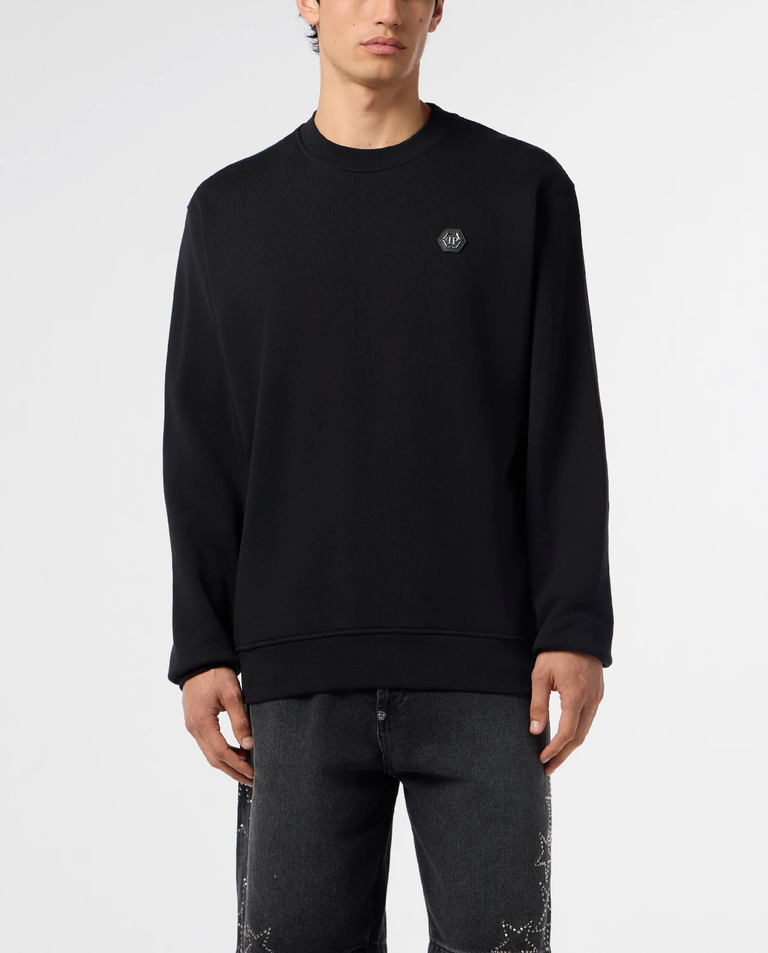 Czarna bluza z logo Basic