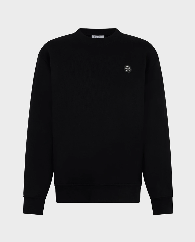 Czarna bluza z logo Basic