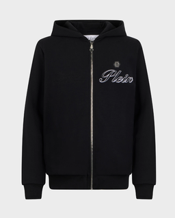 Czarna bluza z kapturem Signature - Image #1