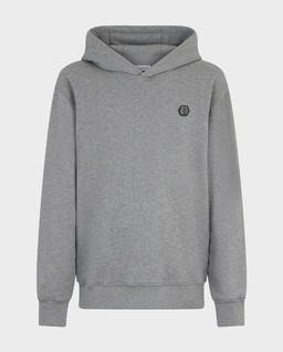 Szara polarowa bluza z kapturem - Image #1