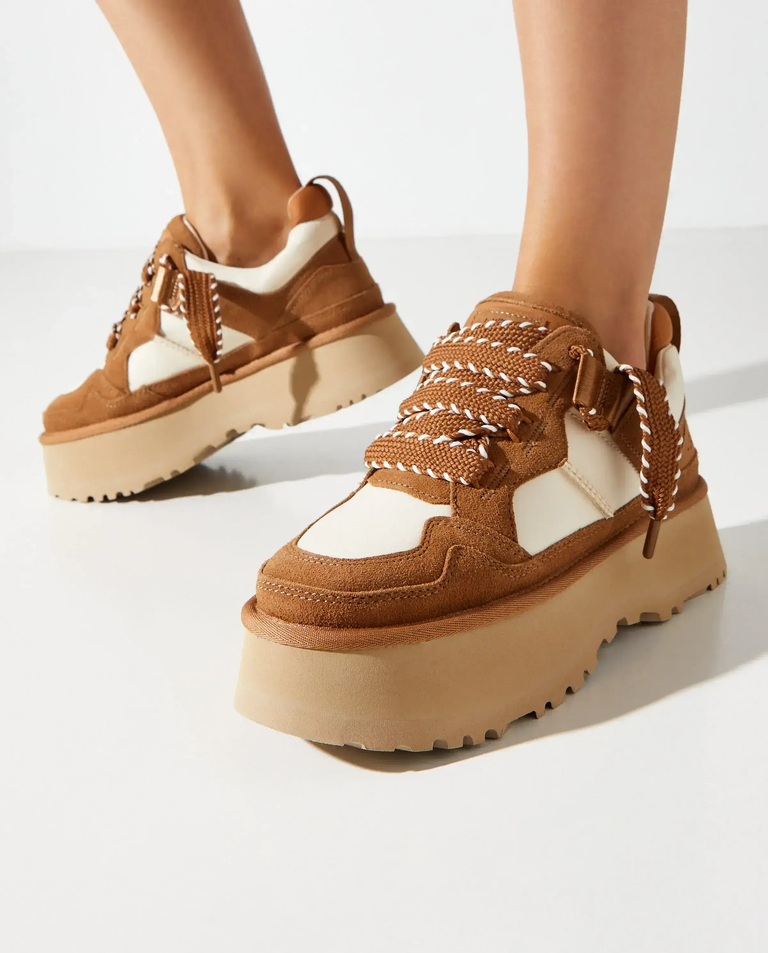 Brązowe sneakersy Astromel