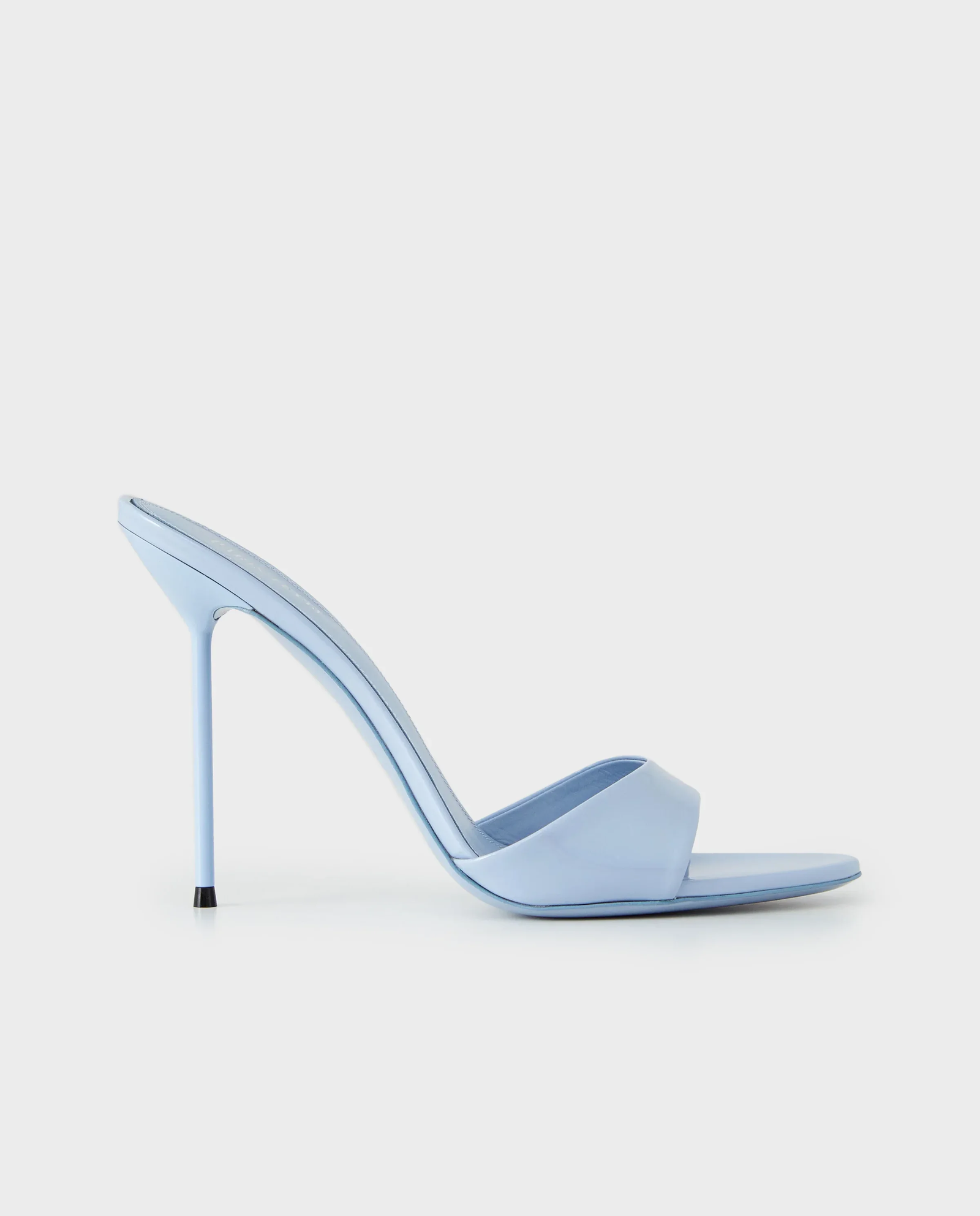 Niebieskie klapki na szpilce Lidia 105 - Image #0