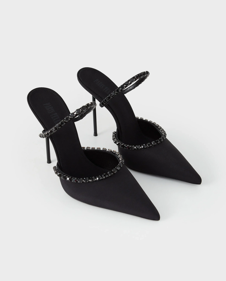 Czarne mule Lidia Mary Jane 105