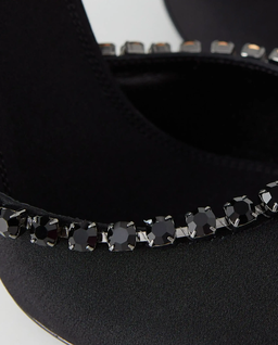 Czarne mule Lidia Mary Jane 105 - Image #3