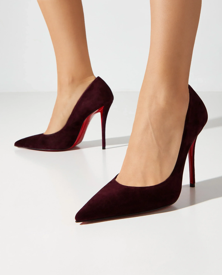 Bordowe szpilki Miss Z 100