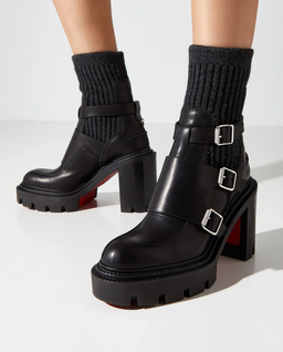 Czarne botki Cortinetta College 100 - Image #1