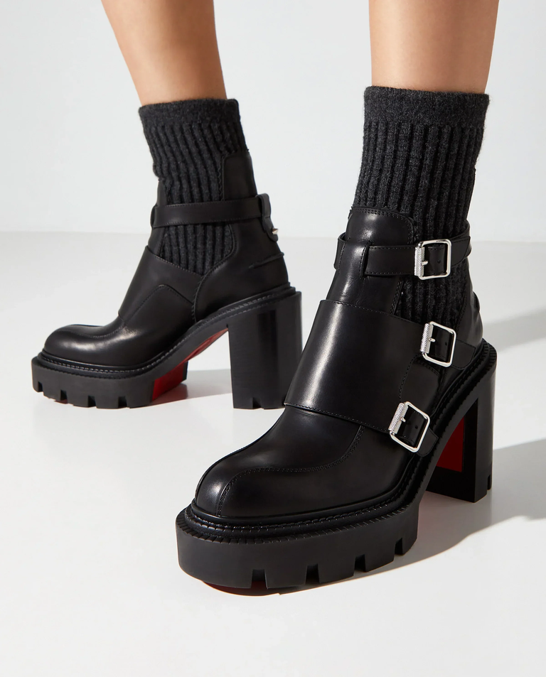 Czarne botki Cortinetta College 100