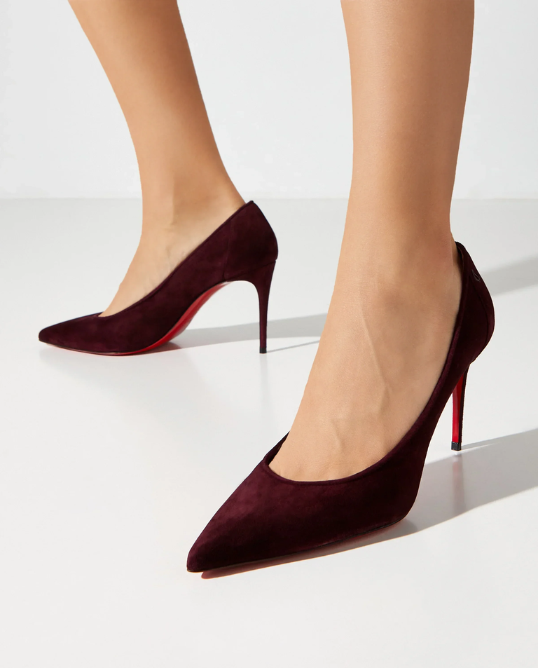 Bordowe szpilki Sporty Kate 85