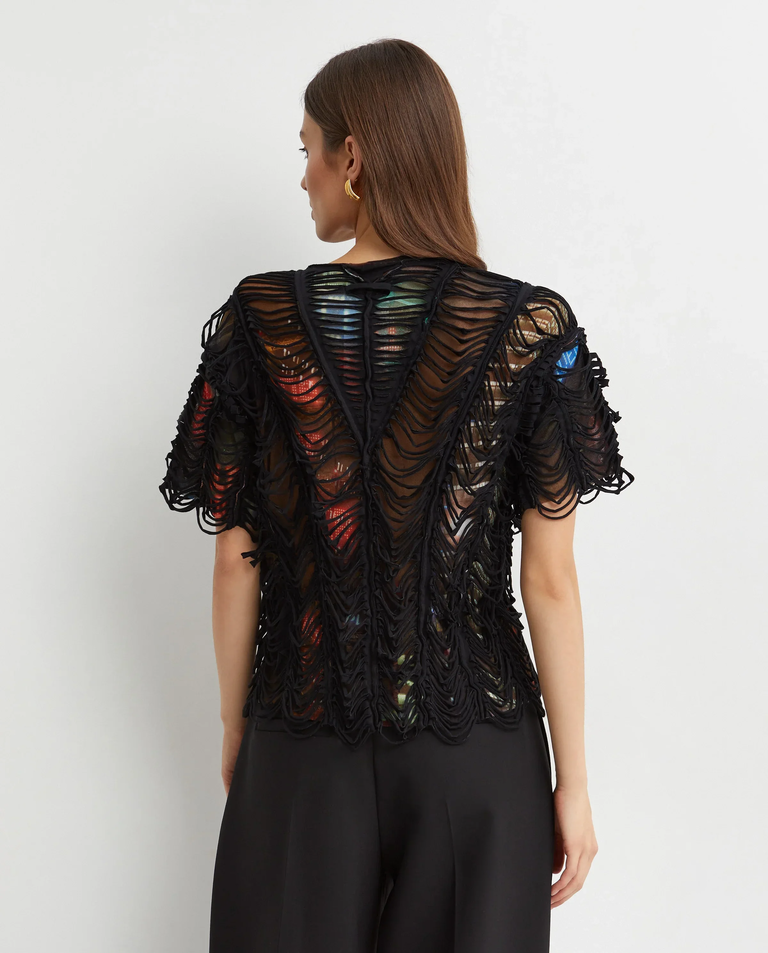 Dwuwarstwowy t-shirt z motywem miasta - Image #2