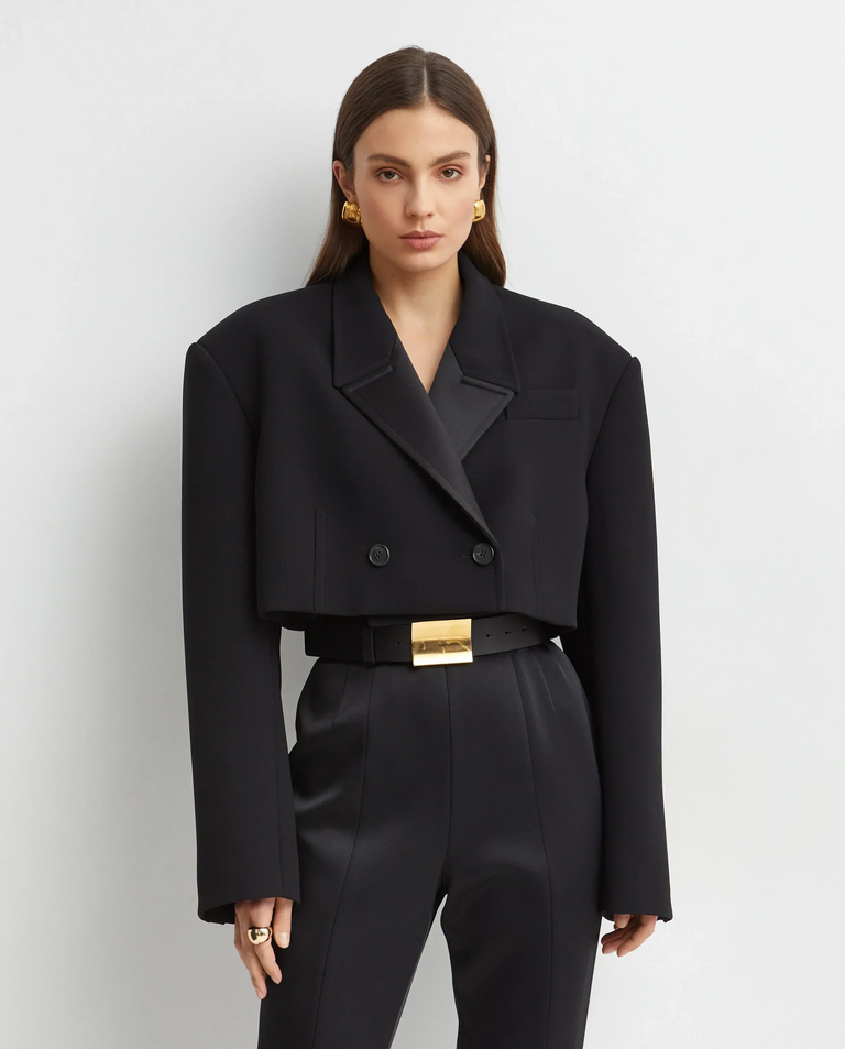 Czarna marynarka Nando