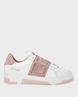 Sneakersy z różowymi detalami Strass - Image #0