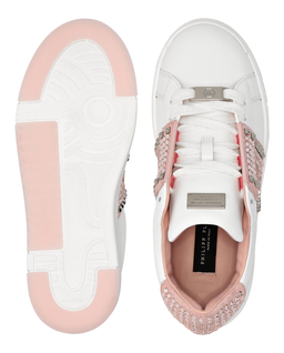 Sneakersy z różowymi detalami Strass - Image #3