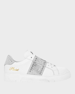 Sneakersy ze srebrnymi ćwiekami Strass - Image #0