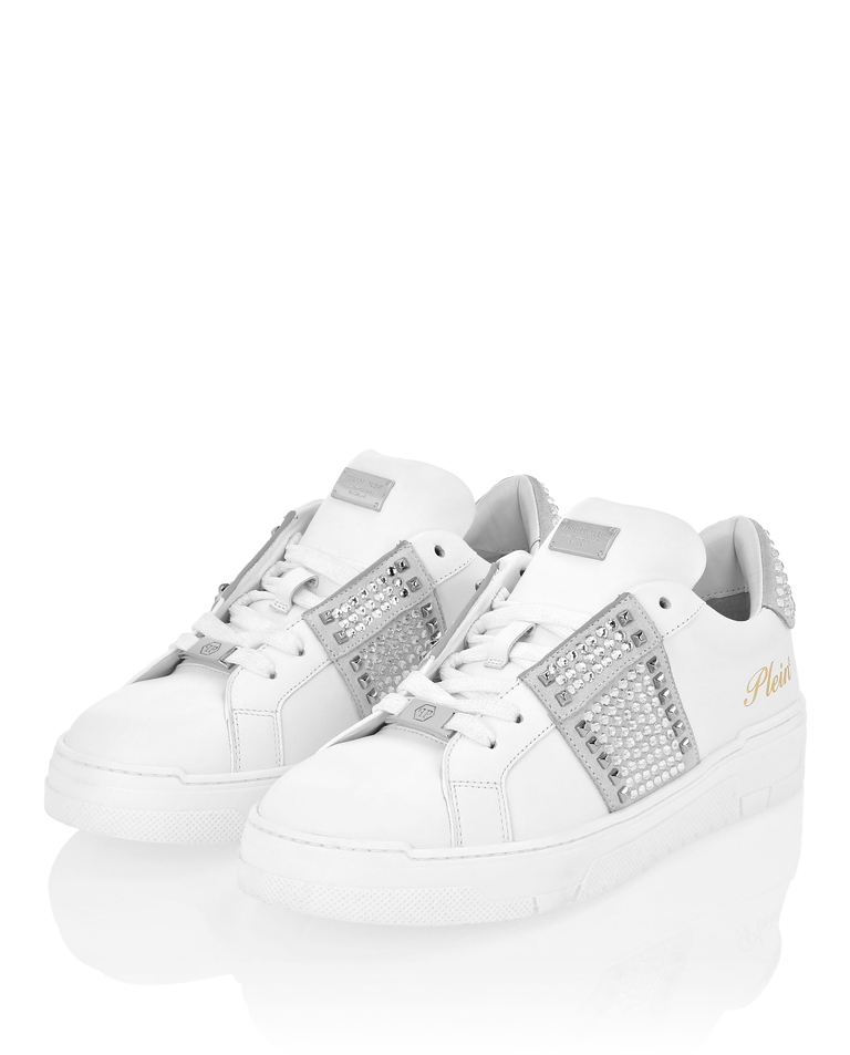 Sneakersy ze srebrnymi ćwiekami Strass - Image #4