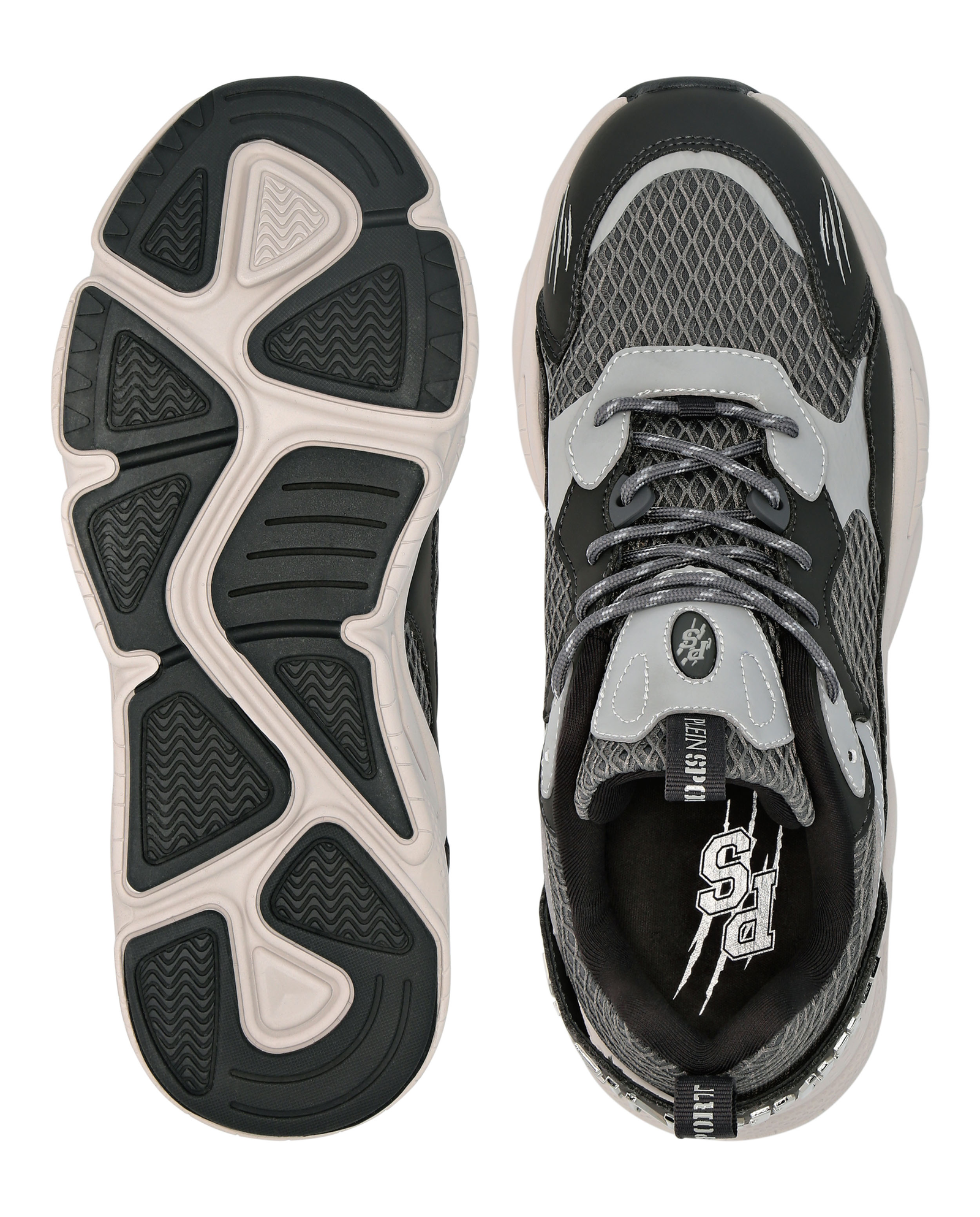 Szare sneakersy Track-King - Image #2