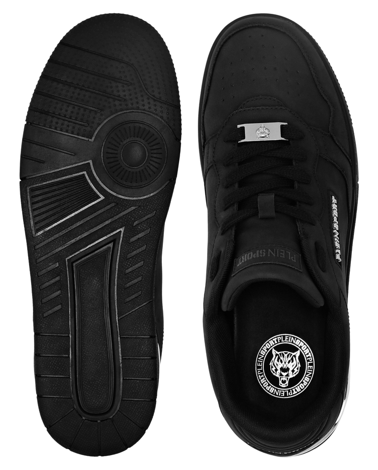 Czarne sneakersy Viper II ze srebrnymi detalami - Image #2