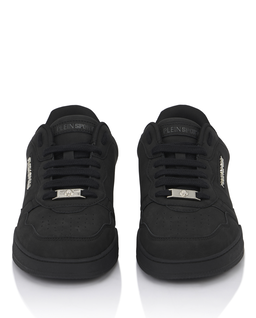 Czarne sneakersy Viper II ze srebrnymi detalami - Image #6