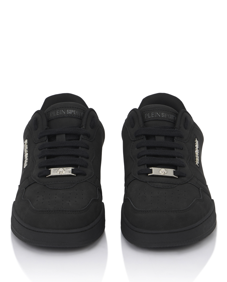 Czarne sneakersy Viper II ze srebrnymi detalami - Image #6