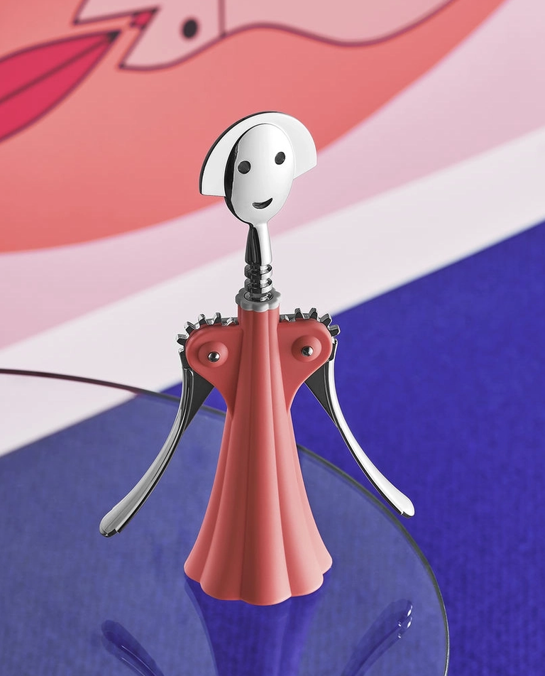 Różowy korkociąg dźwigniowy Anna G