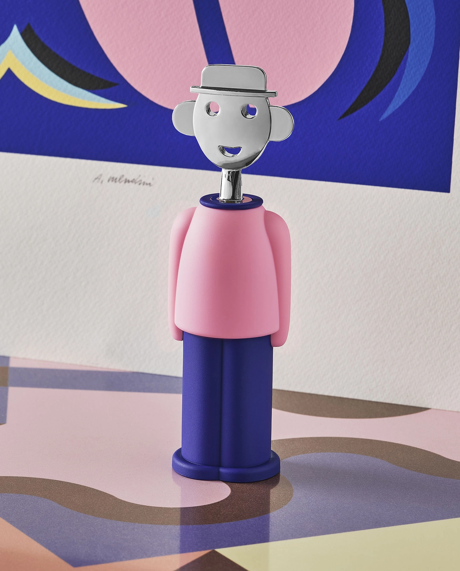 Różowo-granatowy korkociąg - Image #1