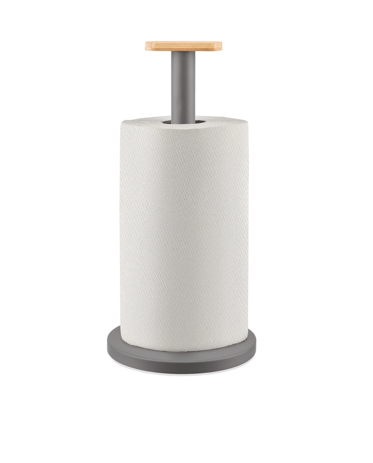 Ciemnoszary stojak na ręcznik papierowy