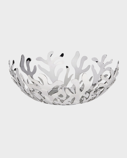 Srebrna misa dekoracyjna na owoce - Image #0