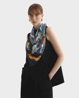 Jedwabna apaszka Warsaw by Night - Image #1