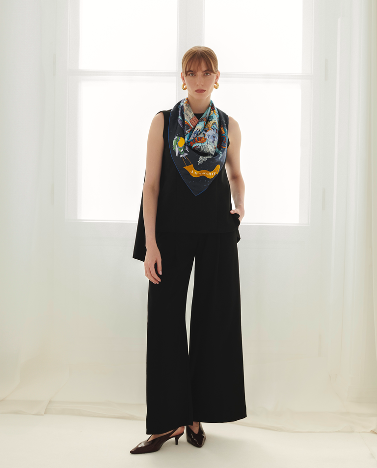 Jedwabna apaszka Warsaw by Night - Image #7