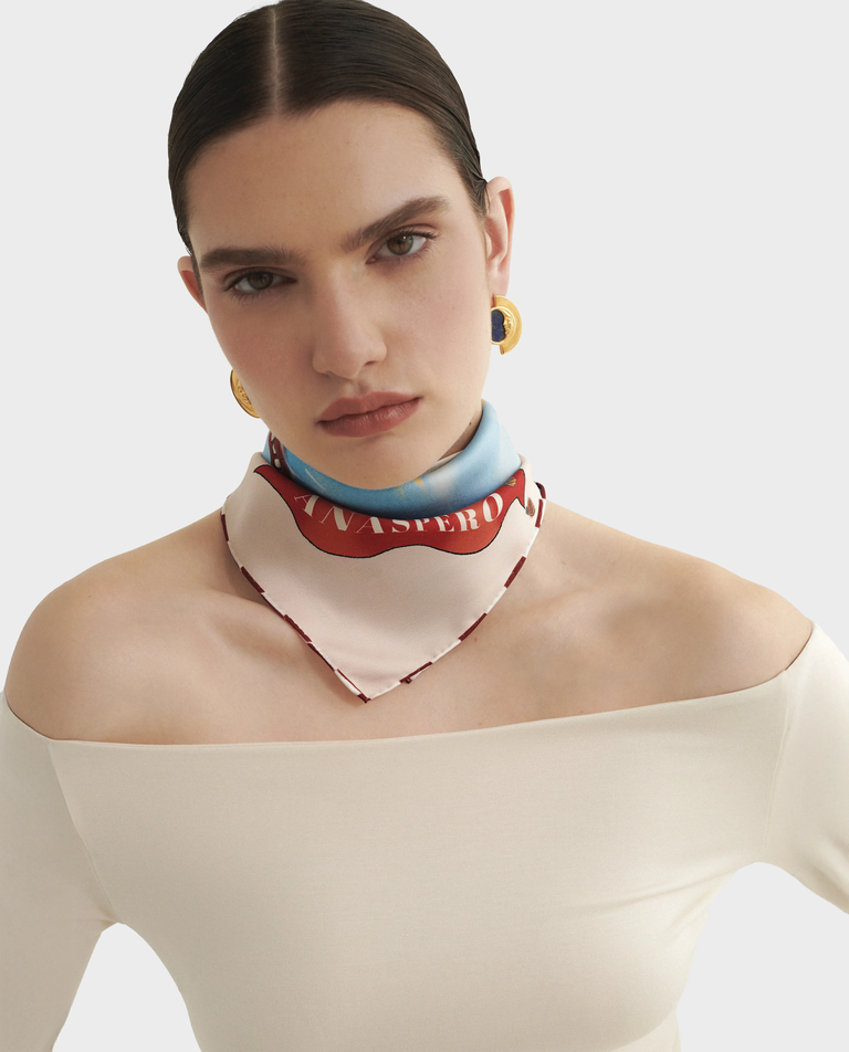 Jedwabna apaszka Warsaw