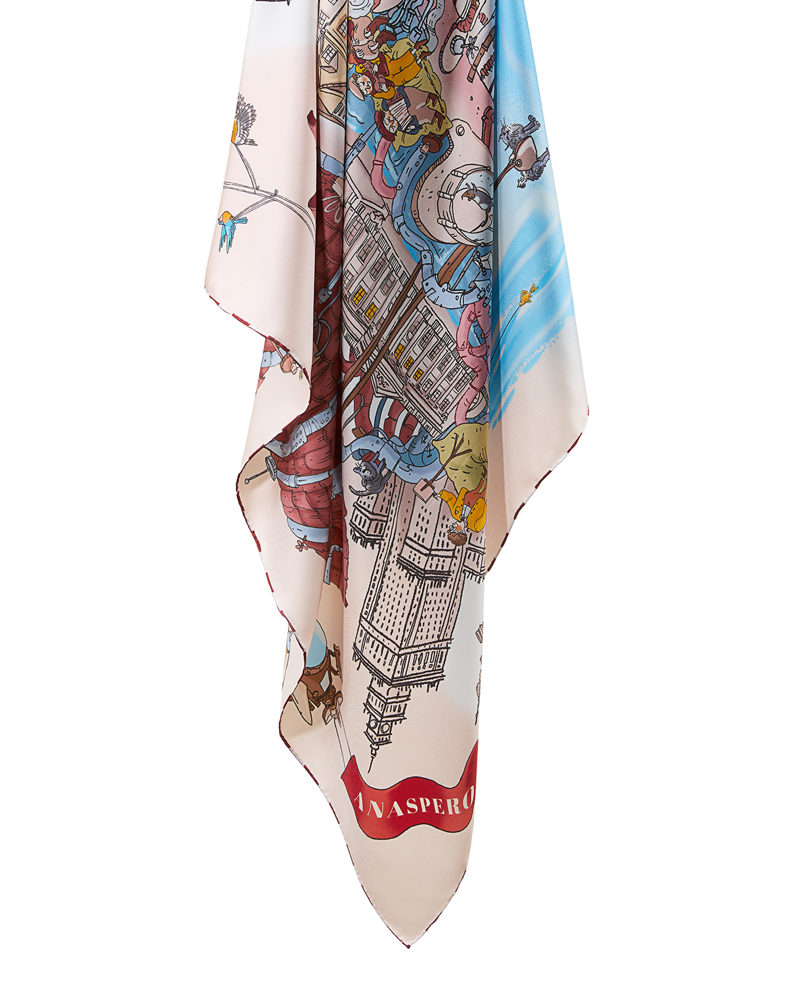 Jedwabna apaszka Warsaw - Image #3