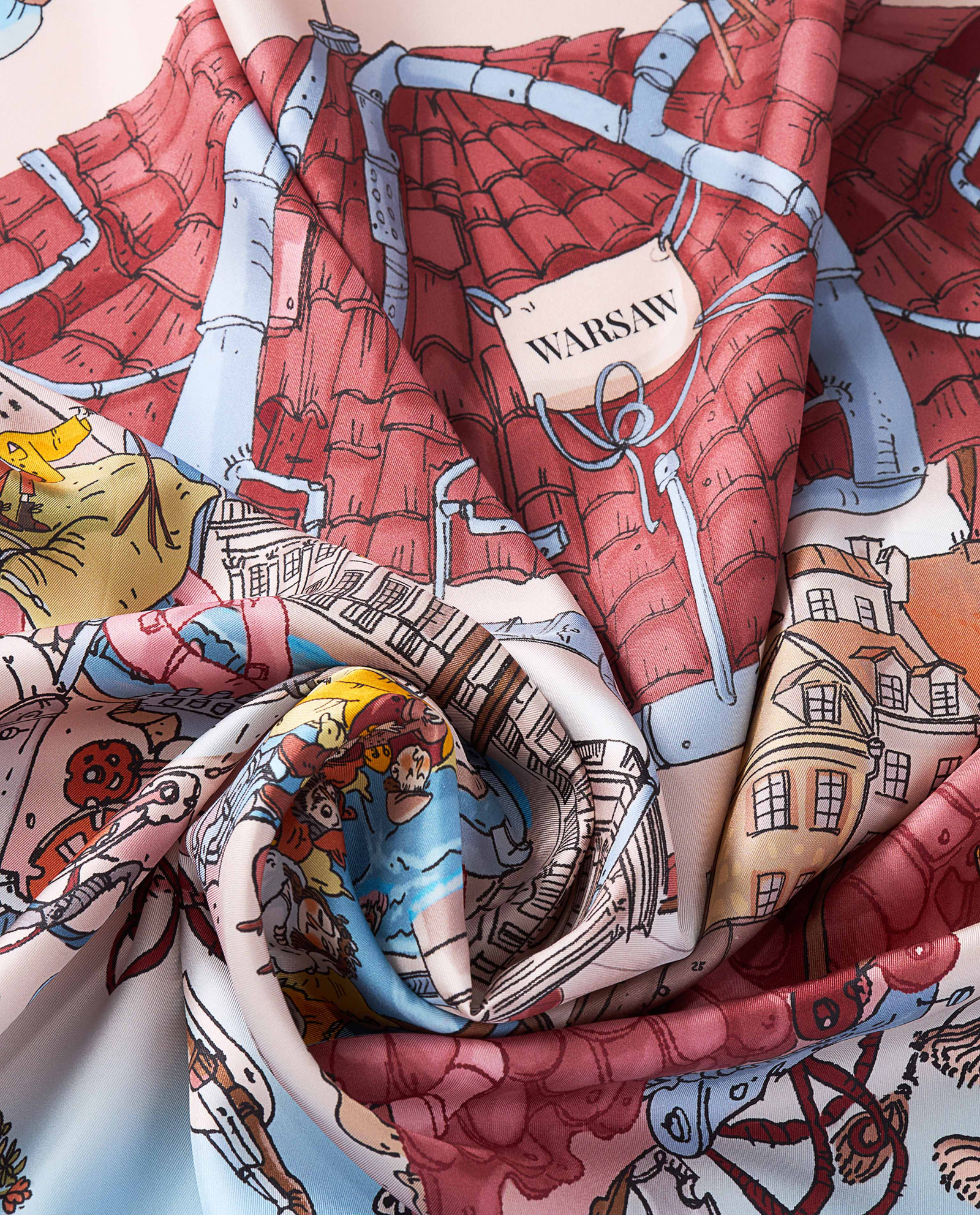 Jedwabna apaszka Warsaw - Image #5
