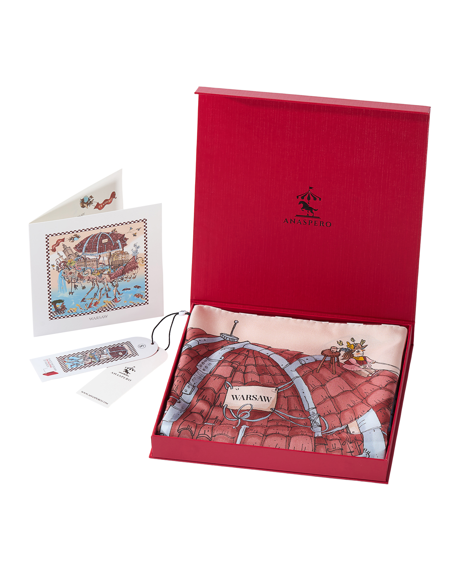 Jedwabna apaszka Warsaw - Image #7