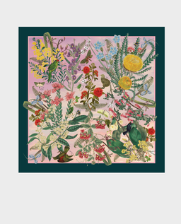 Jedwabna apaszka Endemic Teal - Image #0