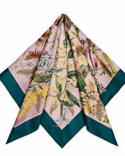 Jedwabna apaszka Endemic Teal - Image #3