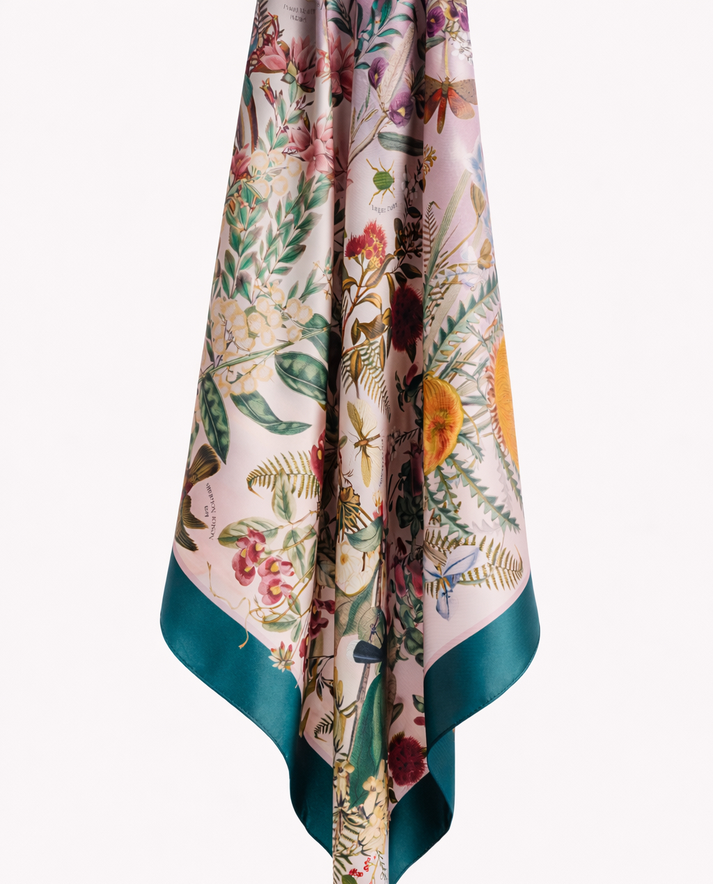 Jedwabna apaszka Endemic Teal - Image #4