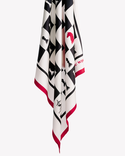 Jedwabna apaszka Chessboard - Image #3