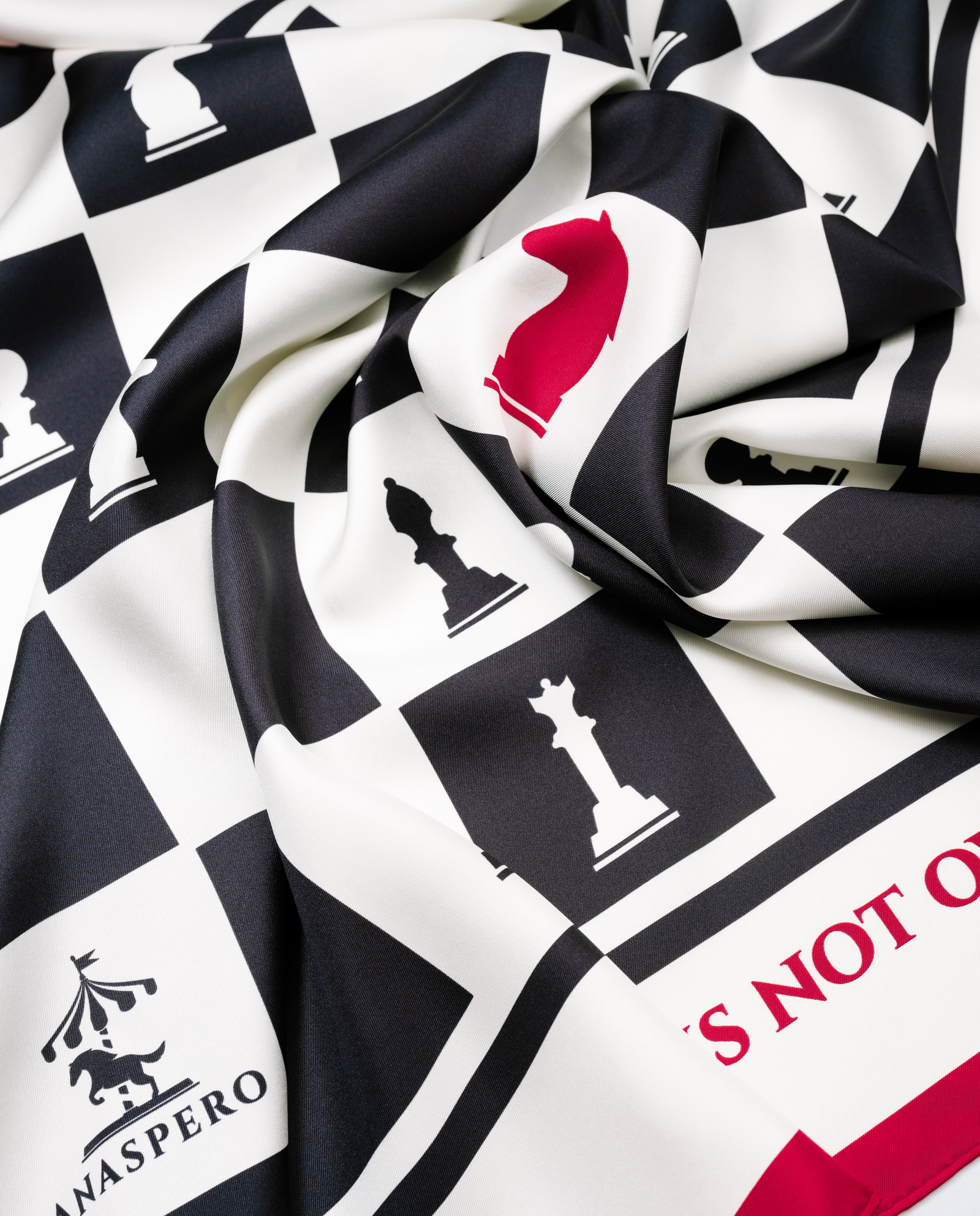 Jedwabna apaszka Chessboard - Image #4