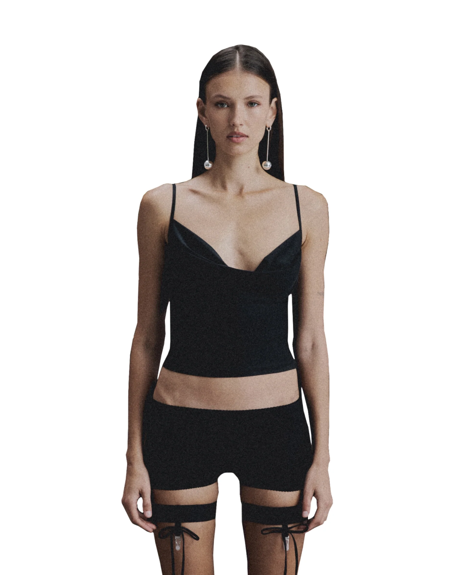 Czarny top Angeline - Image #1