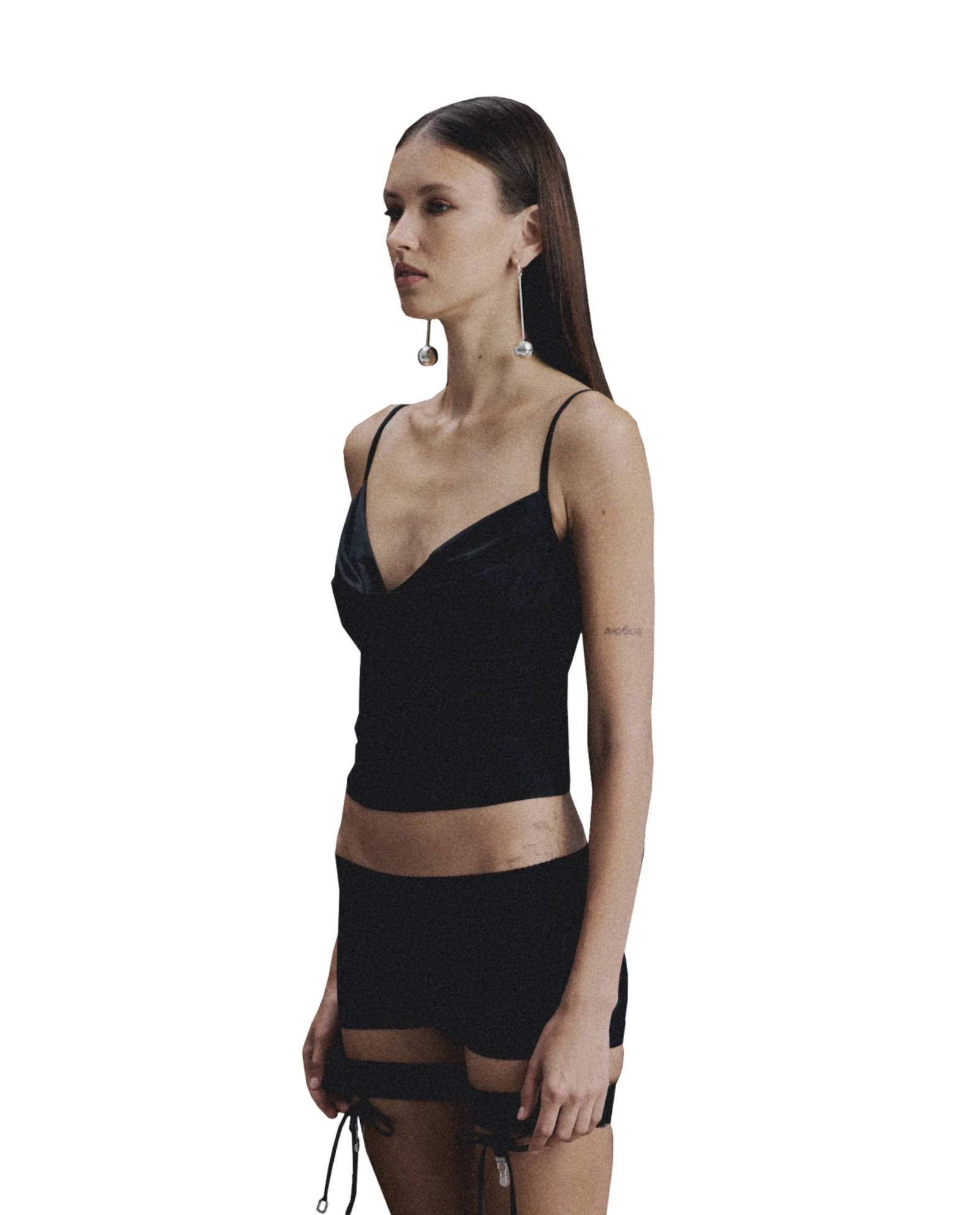 Czarny top Angeline - Image #2