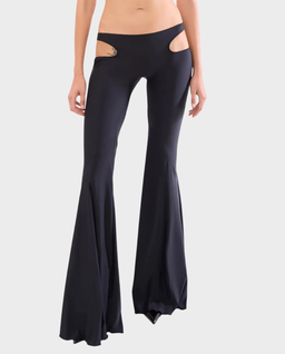 Czarne spodnie z wycięciami Arcana - Image #0