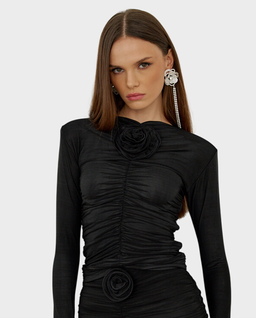 Czarna bluzka Evelyn - Image #0