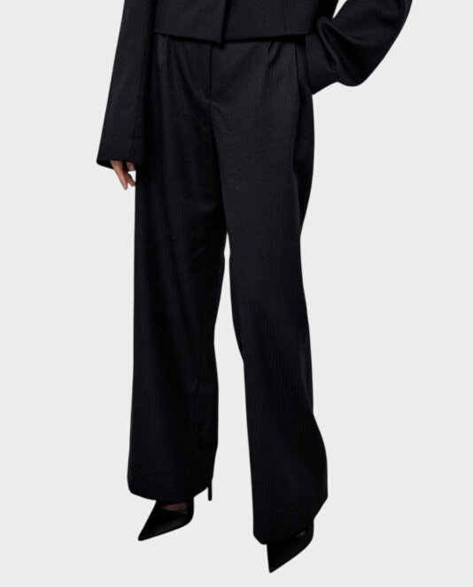 Wełniane spodnie garniturowe Paris - Image #0